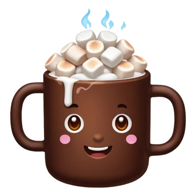 cocoa with marshmallows sticker