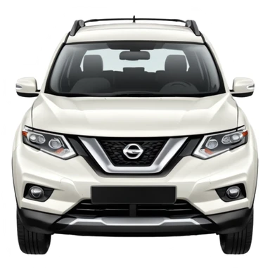 White Nissan Xtrail 2019 sticker