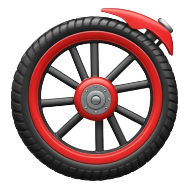 Moto crosse  roue arrière  sticker