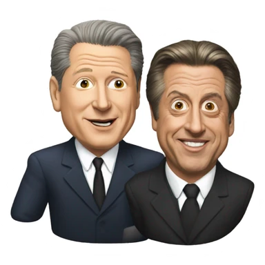 al gore with al pacino sticker
