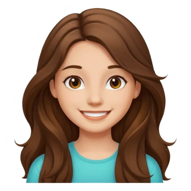 summer vibes girl brun hair long hair sticker