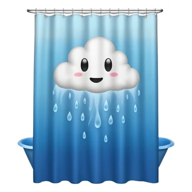 Shower curtain  sticker