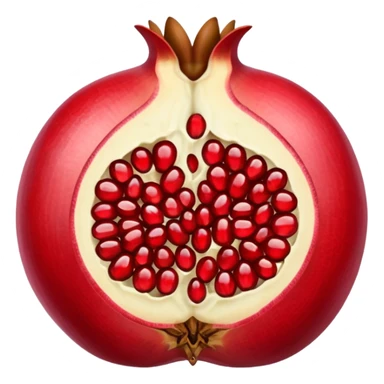 Half Open Pomegranate sticker