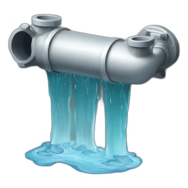 Pipe water leak sticker