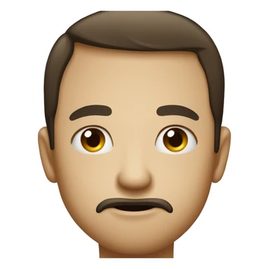 Person with sharp cheekbones with sharp eyes and covers his mouth with one finger to silence others sticker