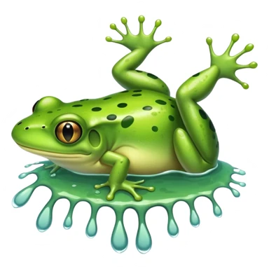 Patita de rana  sticker