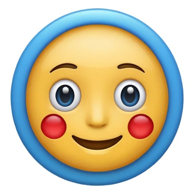 Create a verify meta parody badge  emoji with this ✅🔵 sticker