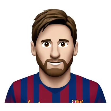 Lionel Messi Barcelona jersey 19 sticker