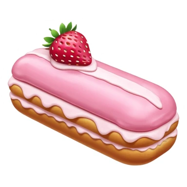Strawberry frosting éclair























 sticker