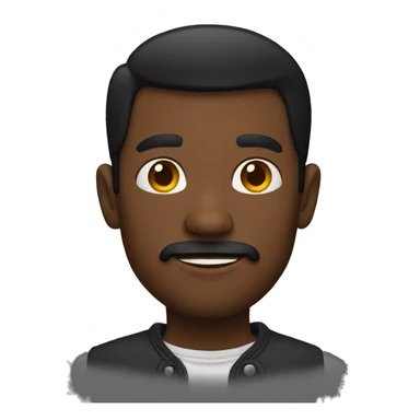 hombre negro sticker