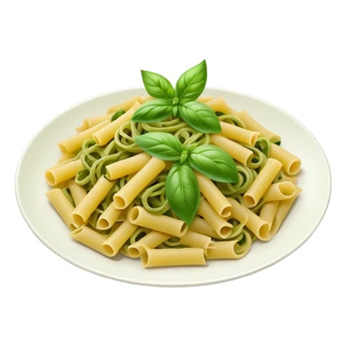 Pasta with pesto sticker