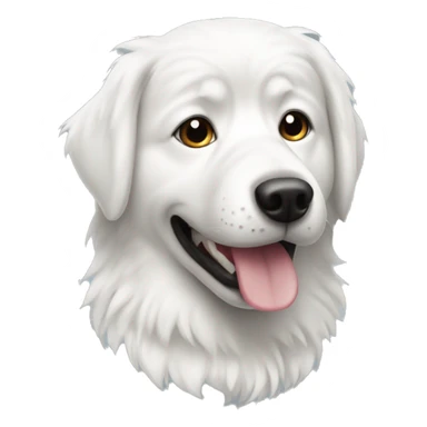 White Eskimo dog sticker
