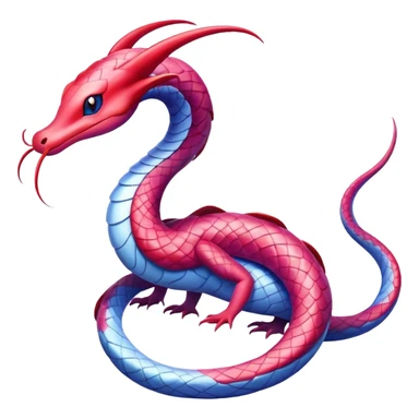 Colorful Seviper-Milotic-Dragonair-hybrid sticker