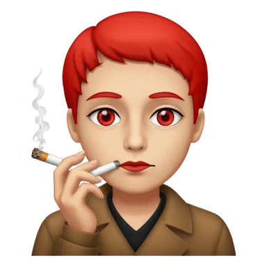 Blunt smoking sticker