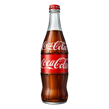 Una botella de coca cola sticker
