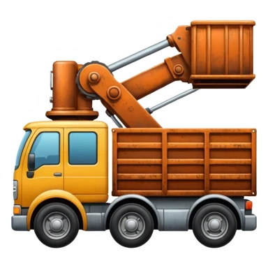 truck load with machine sticker