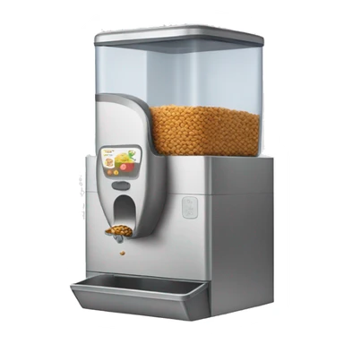 dog food dispenser sticker