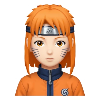 Hinata from anruto anime sticker