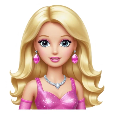 Sassy popstar barbie  sticker
