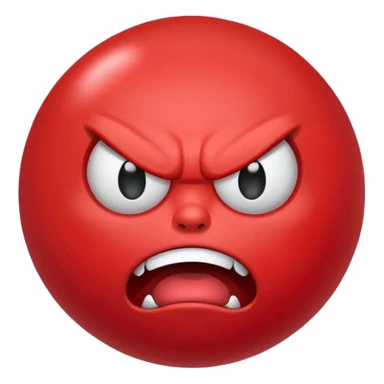 gum adel angry mad and red sticker