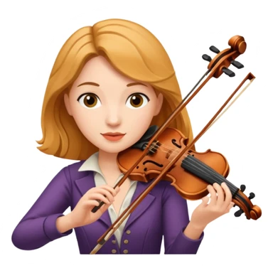 FEMALE VIOLINIST sticker