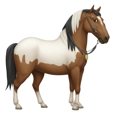 East Indian horse sticker