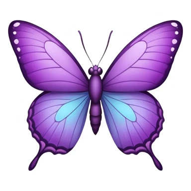 Borboleta lilás sticker