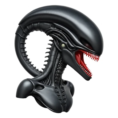 xenomorph alien from the alien movie sticker