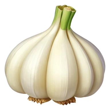 a clove of garlic sticker