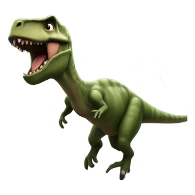 Dinosaur in a tornado  sticker