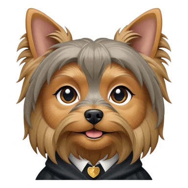 Minerva McGonagall as a Yorkshire terrier sticker