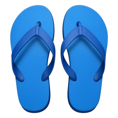 A pair of cool beach slippers sticker