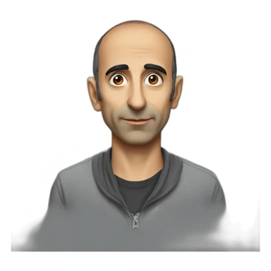 zemmour avec un fouet sticker