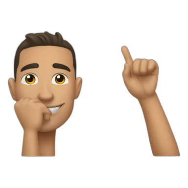 Ronaldo doing the siuuu  sticker