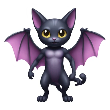 Dark-type-Psychic-type-Fakémon-Bat-Cat full body sticker