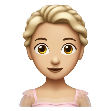 A girl ballerina  sticker