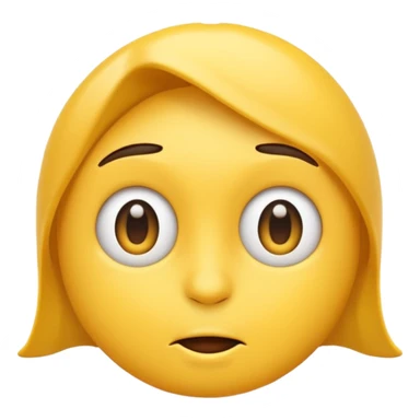 Emoji giving the side eye to someone sticker