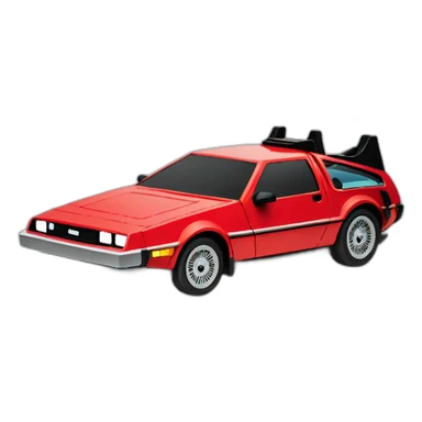Marty McFly on car sticker