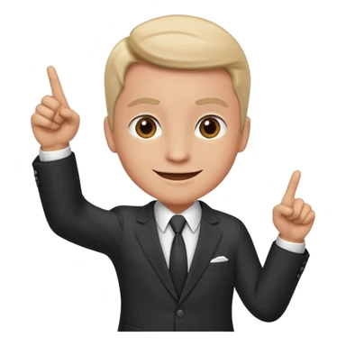 A consultant showing the path to sucess sticker