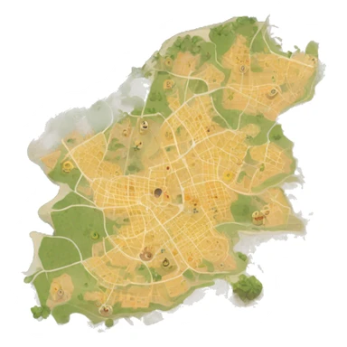 Valencian community map 4 sticker