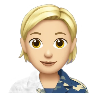 Marine-le-pen-en-pyjama sticker