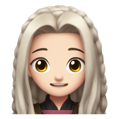 Nezuko from demon slayer sticker