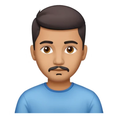 Indian man 25 years old fade hair cut sticker