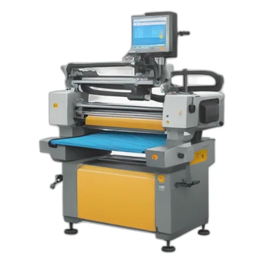 screenprinting machine sticker