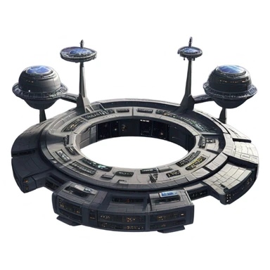 star trek Deep Space Nine Station terok nor sticker