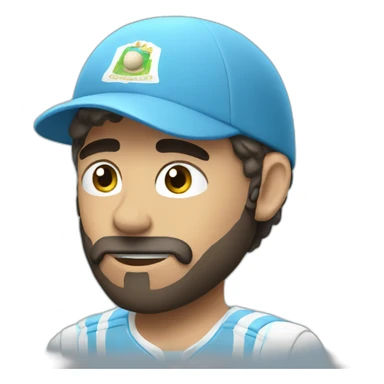 argentinian cricket player sticker