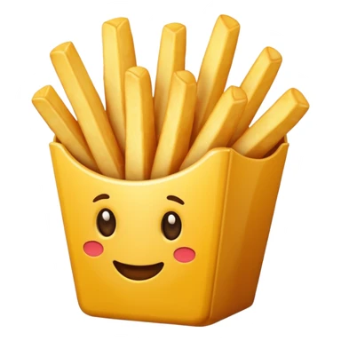 fries without face sticker