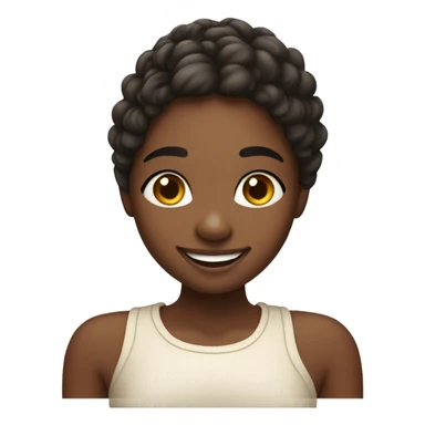 hyperpigmentation meme girl sticker