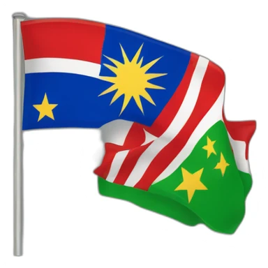 Drapeau indépendantiste Guadeloupéen sticker