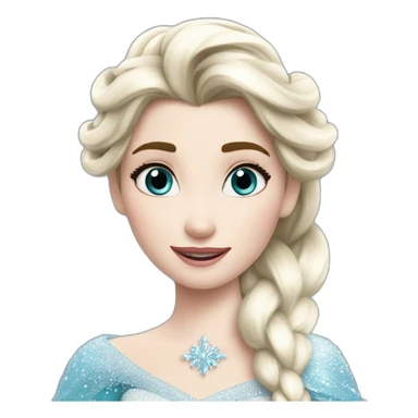 Elsa reine des neige sticker